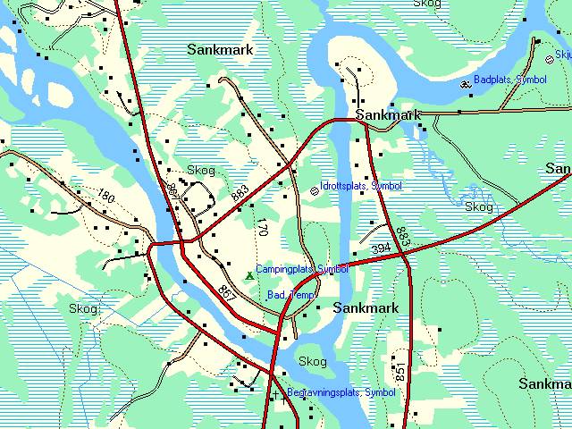 Friluftskartan PRO över Tärendö