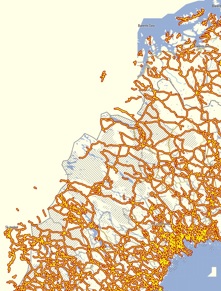 Kartman.se - Norrlands Skoterledskarta